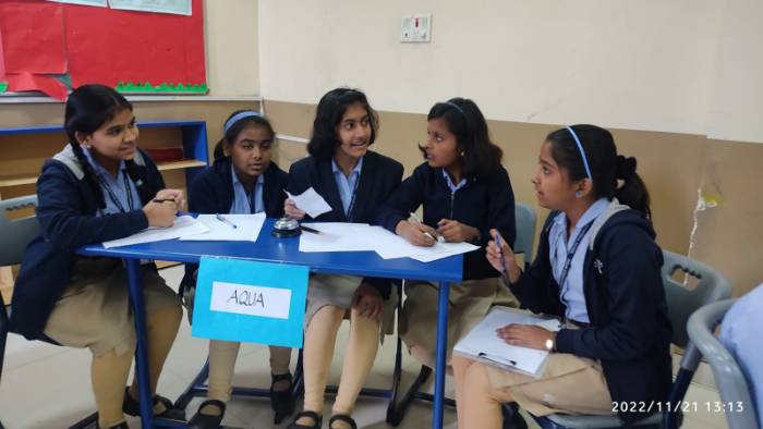 Inter house competition Poetry on the spot - 2022 - chakan
